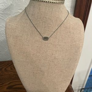 Kendra Scott “Elisa” Style Gray 8 inch Necklace